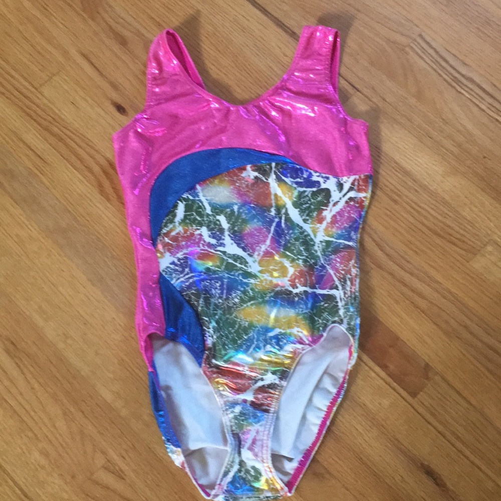 Mondor Child Medium 12-14 Leotard Gymnastics Dance